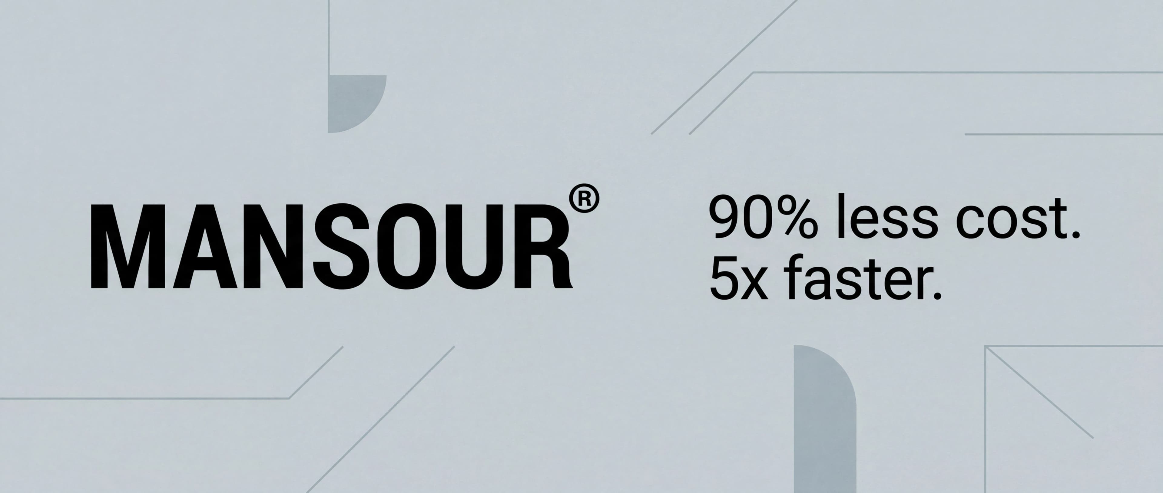 Mansour premium clothing collection displayed on AI-generated models