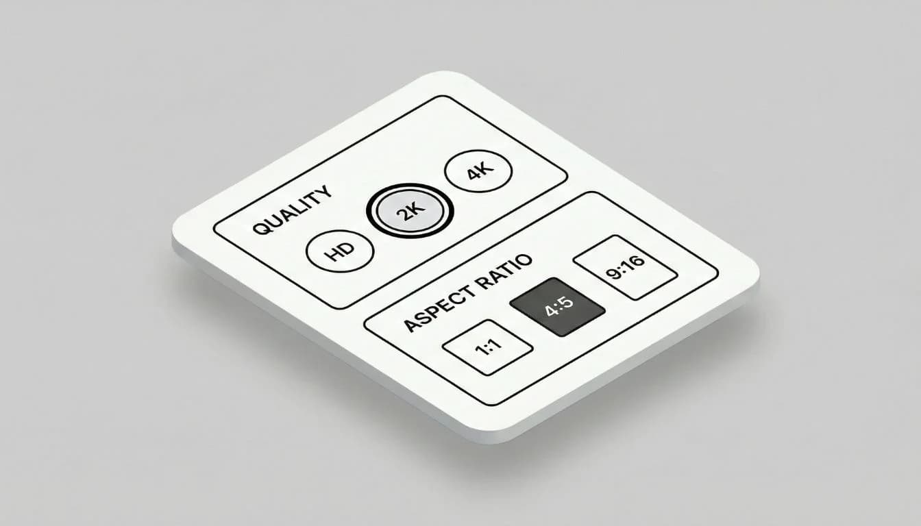 AI model creation prompt input interface with text field and suggestion chips