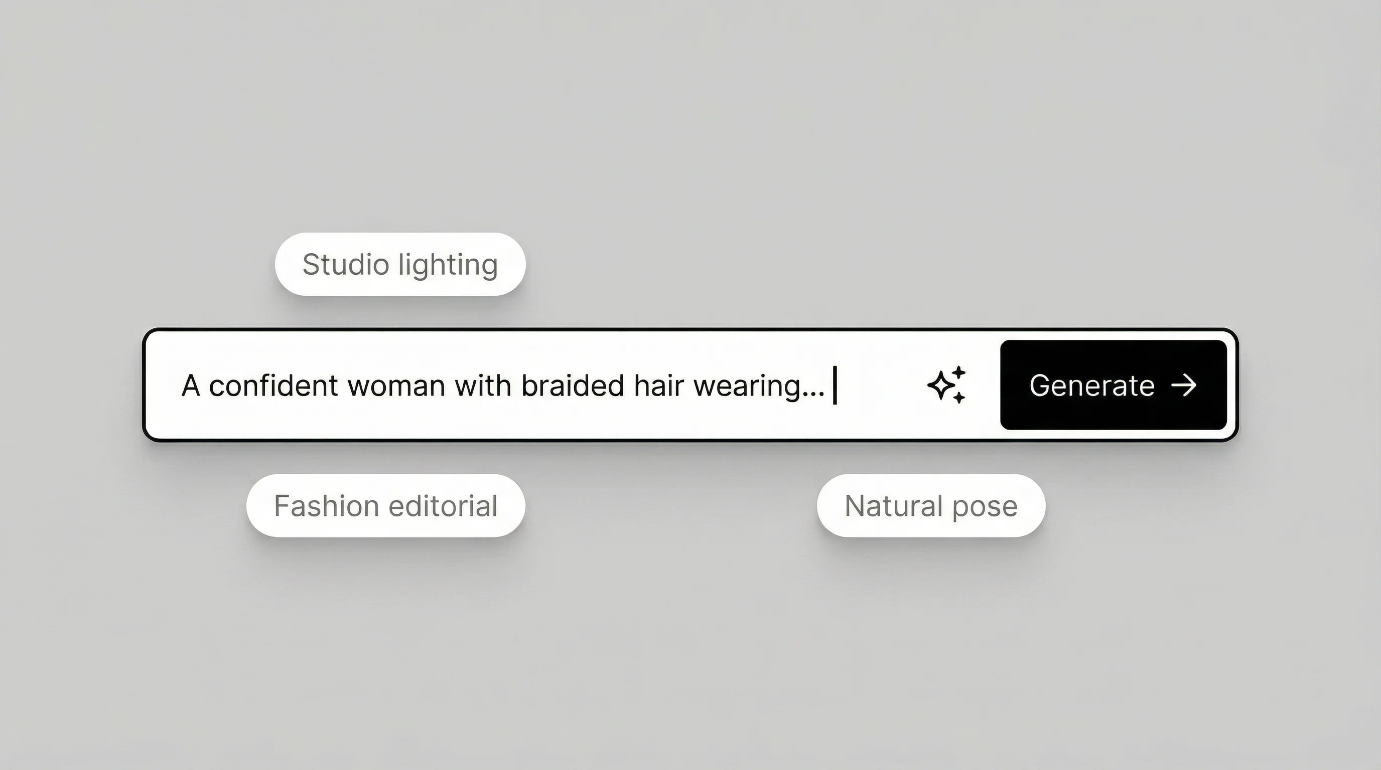 AI model quality and aspect ratio settings configuration panel