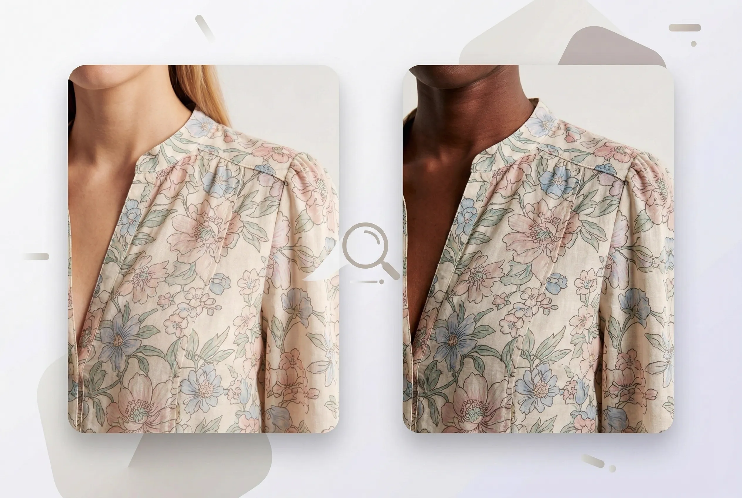 AI model swap preserving outfit textures and details during face replacement