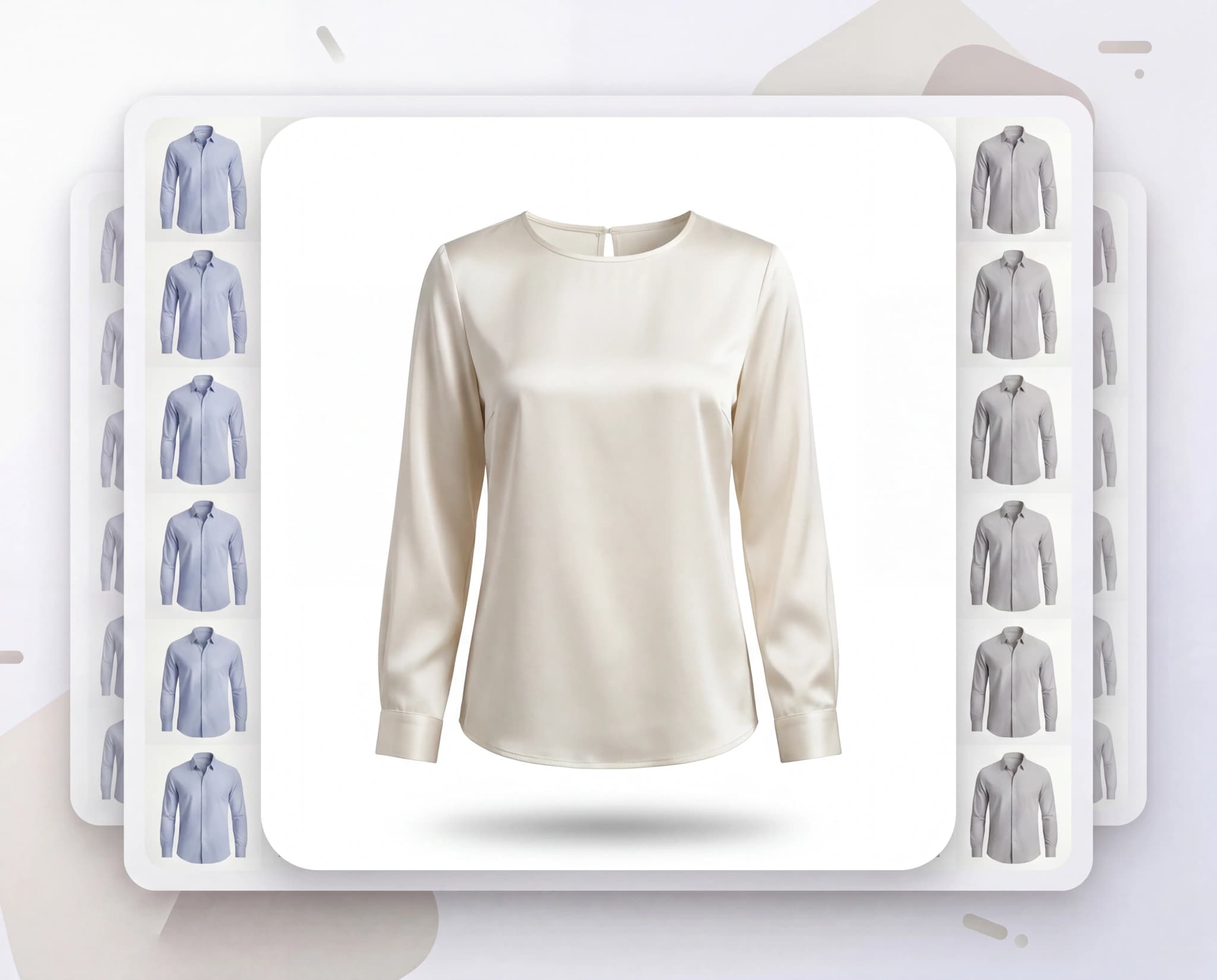 E-commerce optimized ghost mannequin service output