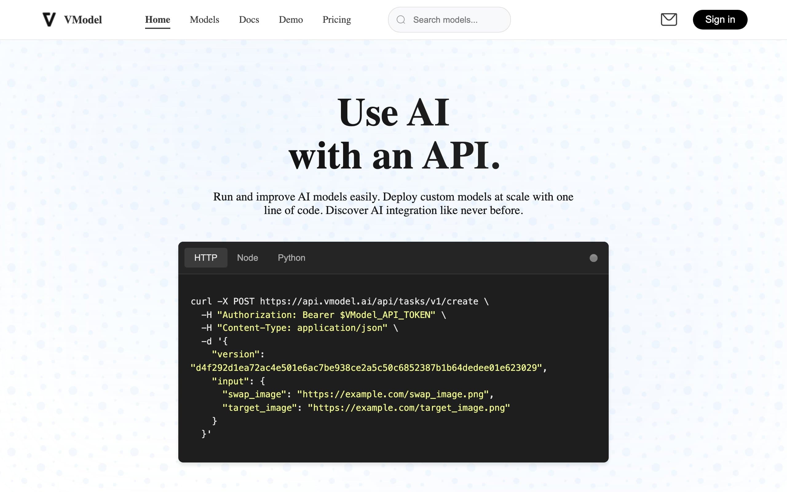AI Fashion Model Generator with VModel.ai