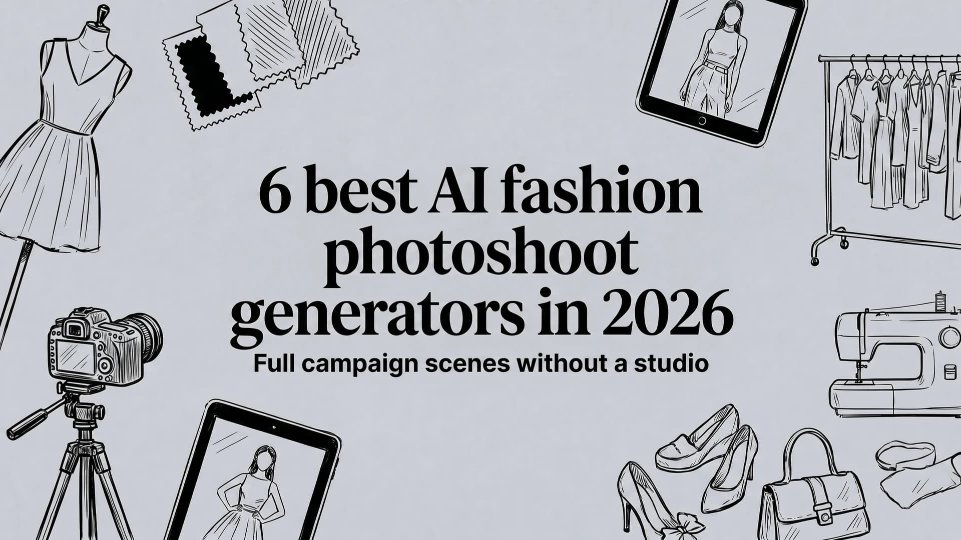 Picture of "6 best AI fashion photoshoot generators in 2026" article