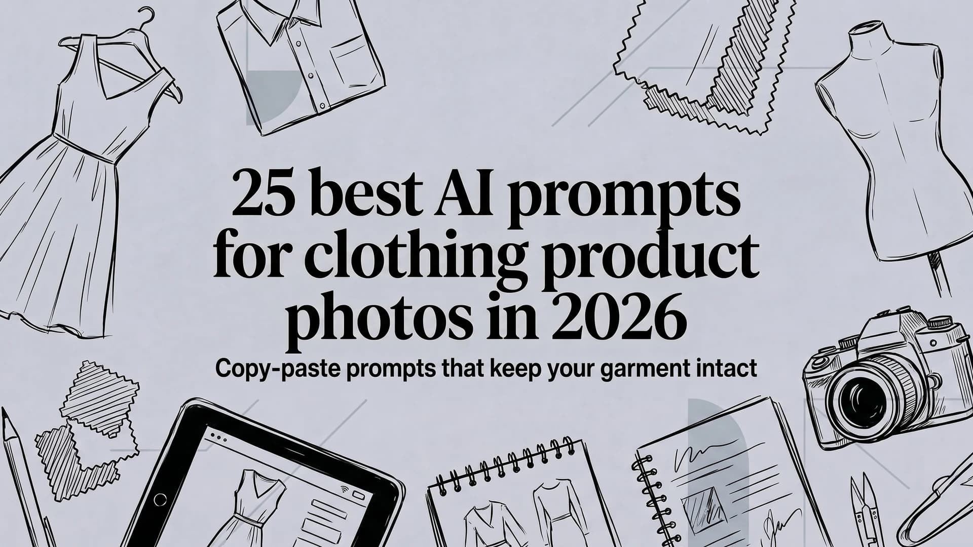 Picture of 25 best AI prompts for clothing product photos in 2026 article