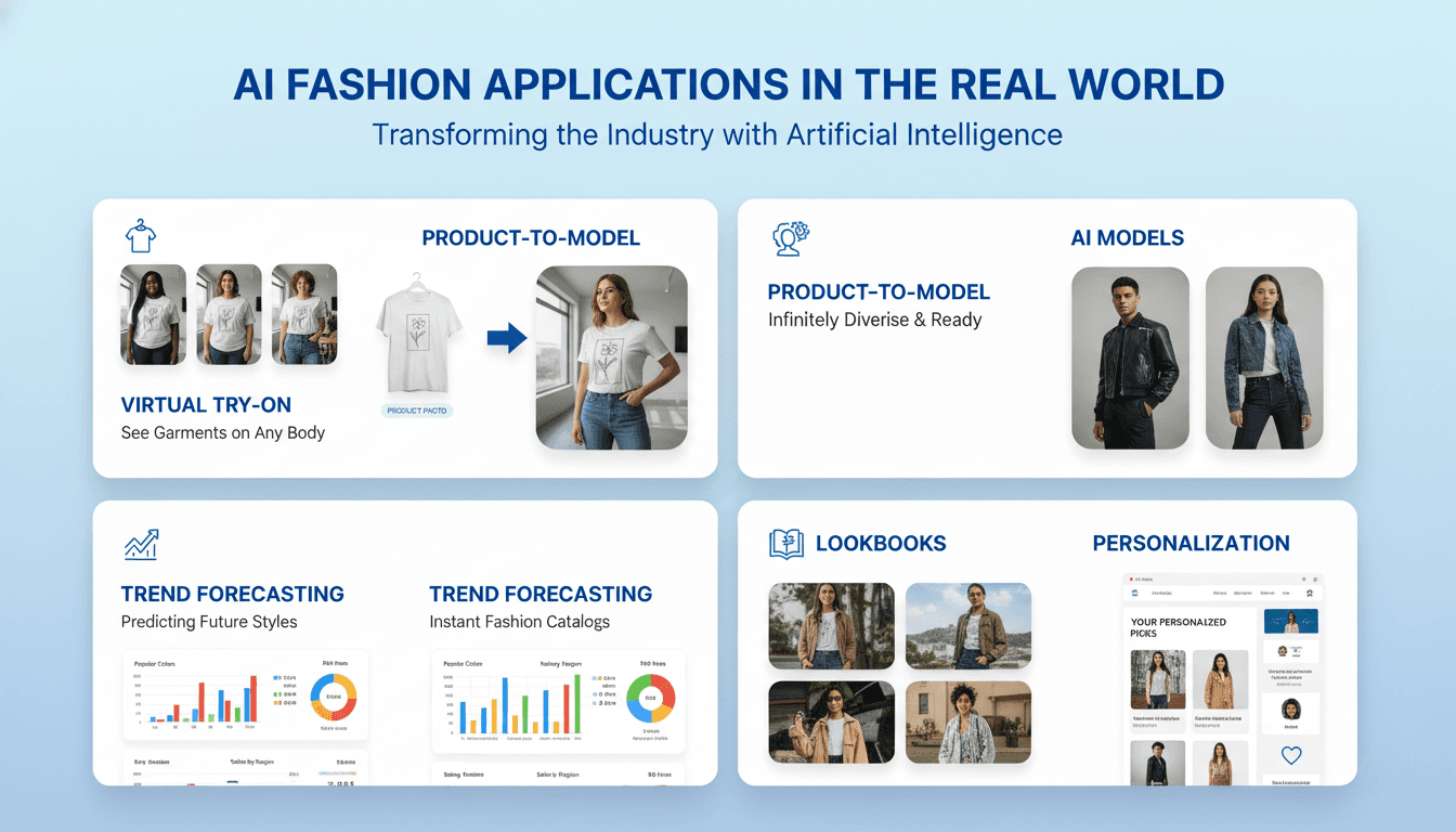 Six real-world applications of AI fashion design technology