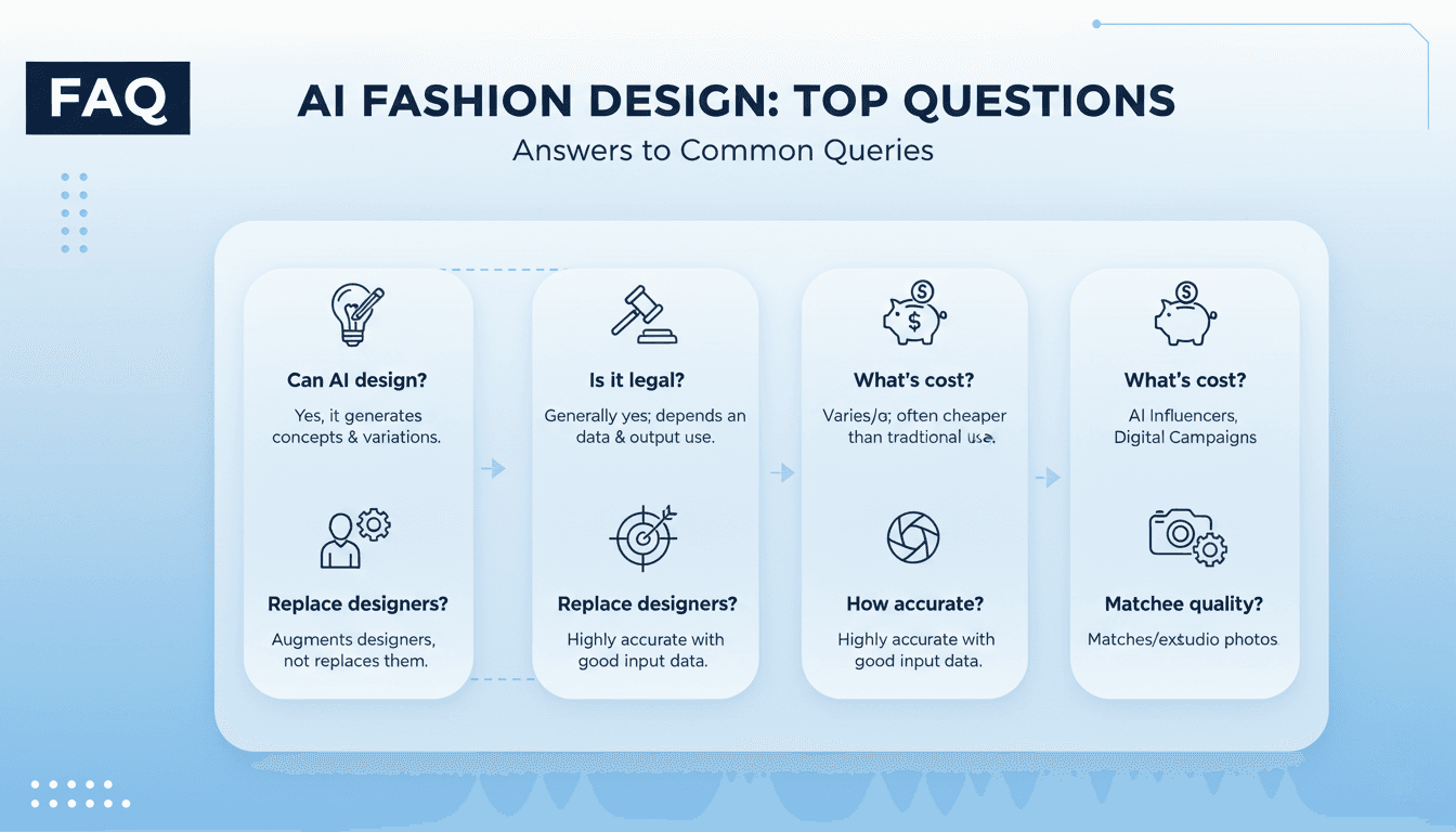 Common questions about AI fashion design answered
